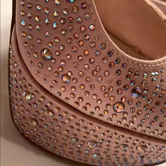 Bakers Sexy Showstoppr Satin Rhinestone Platforms - Picture 11 of 15